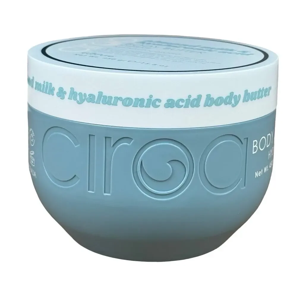 CIROA Body Butter Almond Milk Hyaluronic‎ Acid Hydrate Moisturizer Cream 15.8oz